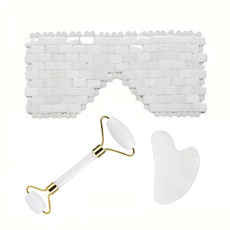 White jade Eyes Mask + tools