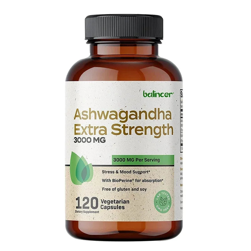 Natural Ashwagandha supplements