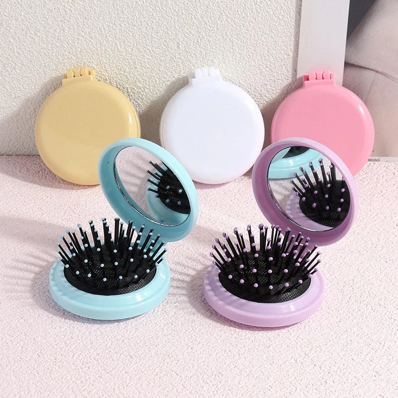 Portable Mini Comb With Mirror
